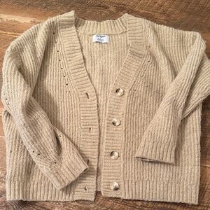 Old Navy Women's Tan Knit Cardigan